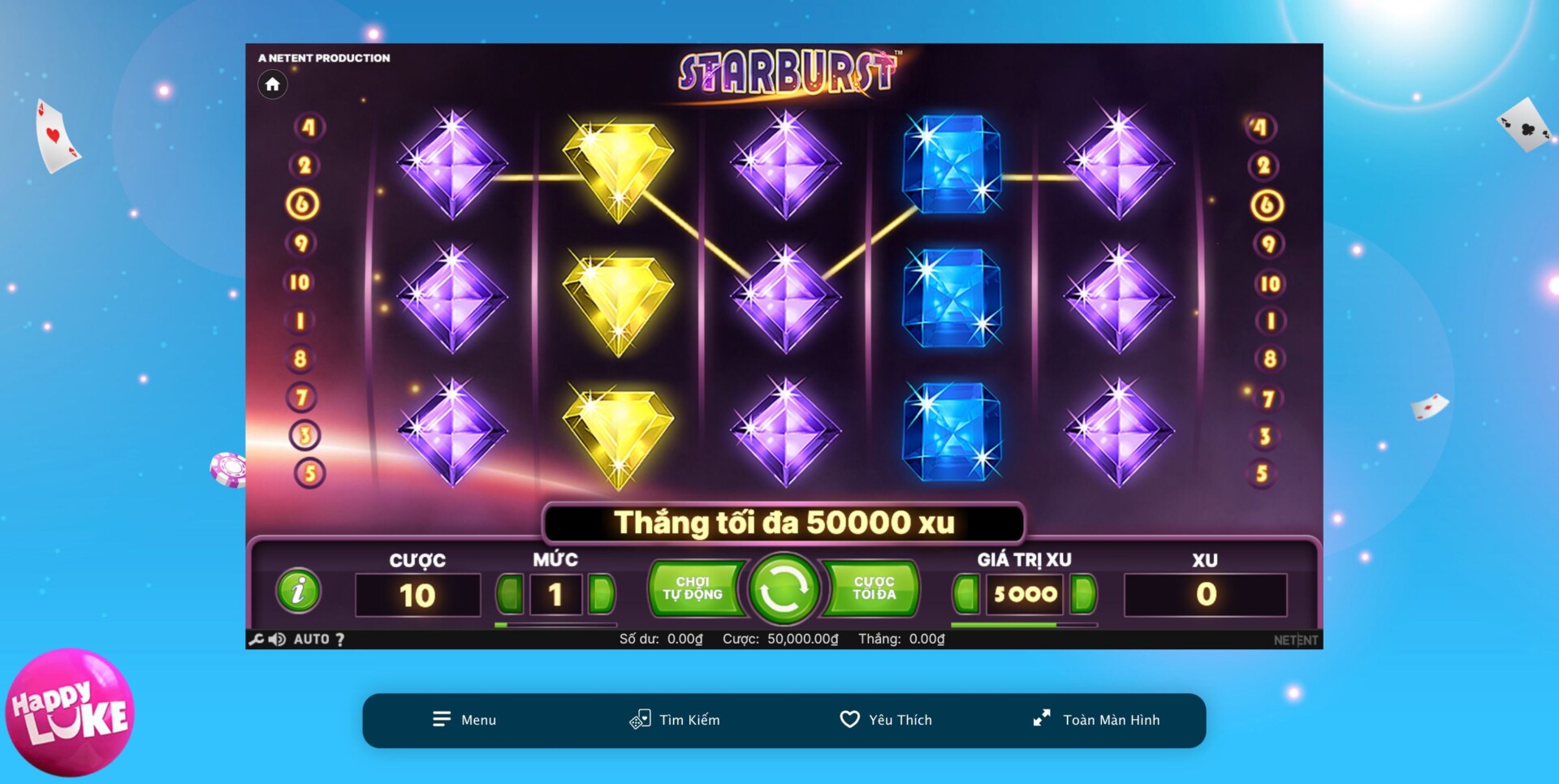 Cách chơi Slot game kim cương Starburst được đánh giá là có sự dễ hiểu